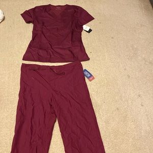 New with tags wine colored Cherokee scrubs